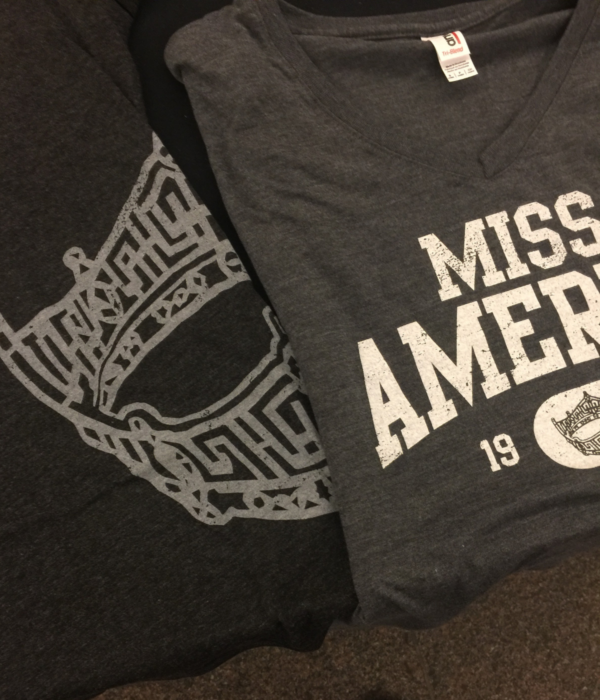 TVP produced shirts with the Miss America logo for Miss America organization