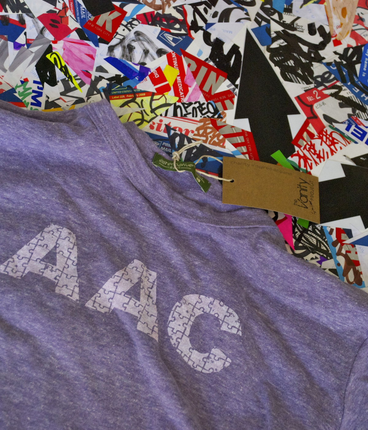 AAC logo on a TVP Tee
