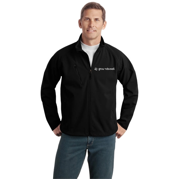 TALL Port Authority Tall Textured Soft Shell Jacket