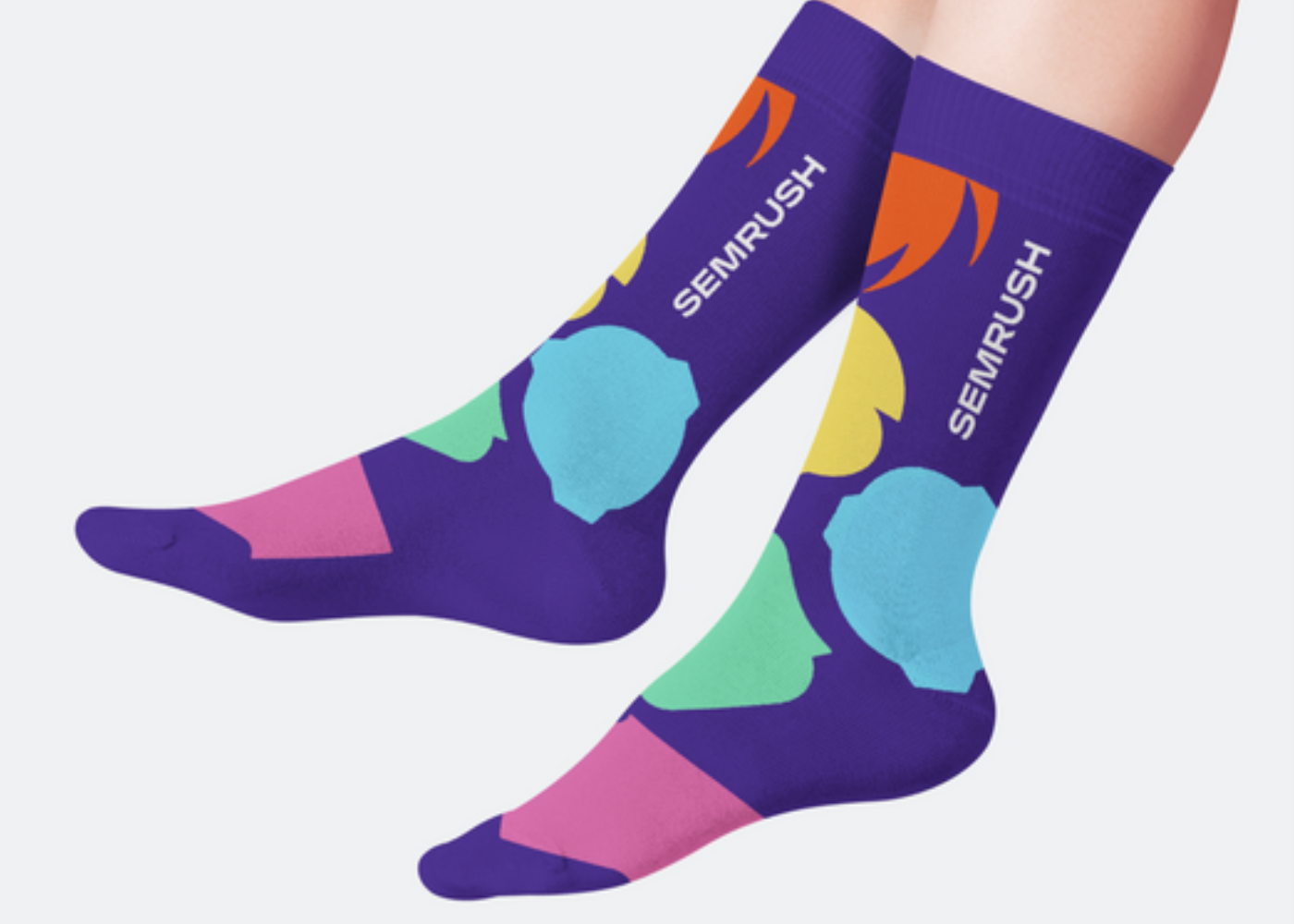 TVP produced colorful semrsuh socks
