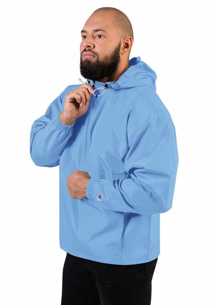 Embroidered Champion Packable Rain Jacket