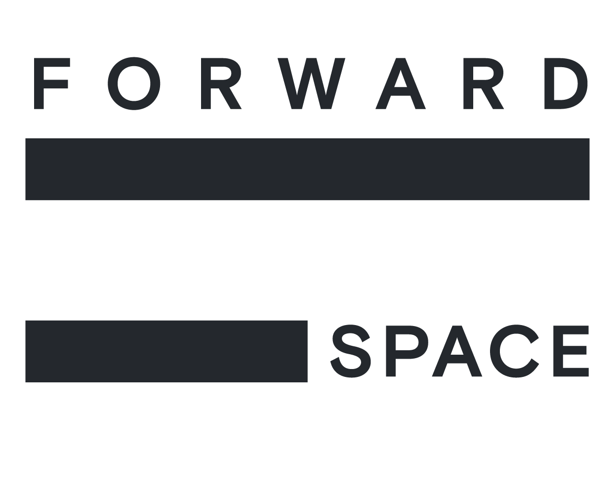 orward Space logo with two horizontal bars and uppercase text