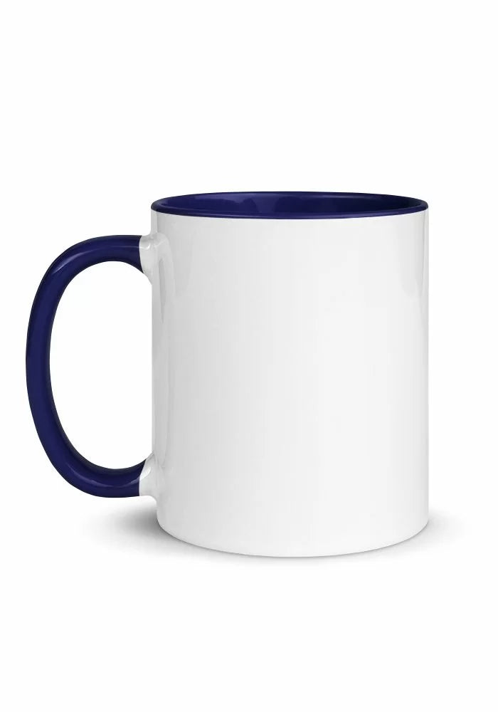 White Ceramic Mug with Color Inside