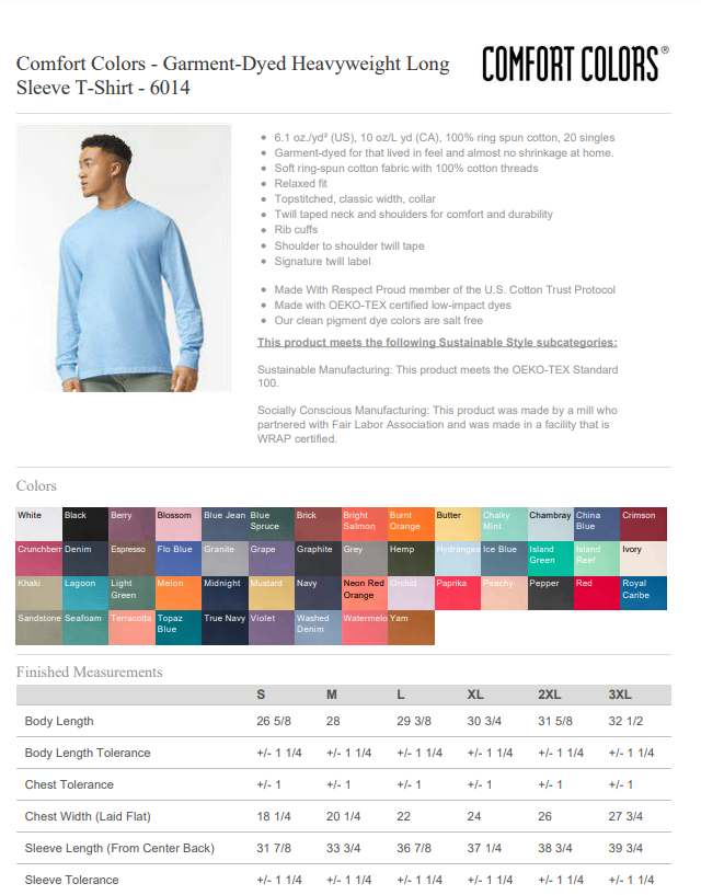 Garment-Dyed Heavyweight Long-Sleeve Shirt