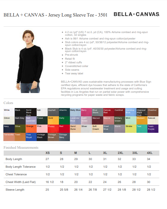 Unisex Long Sleeve Tee