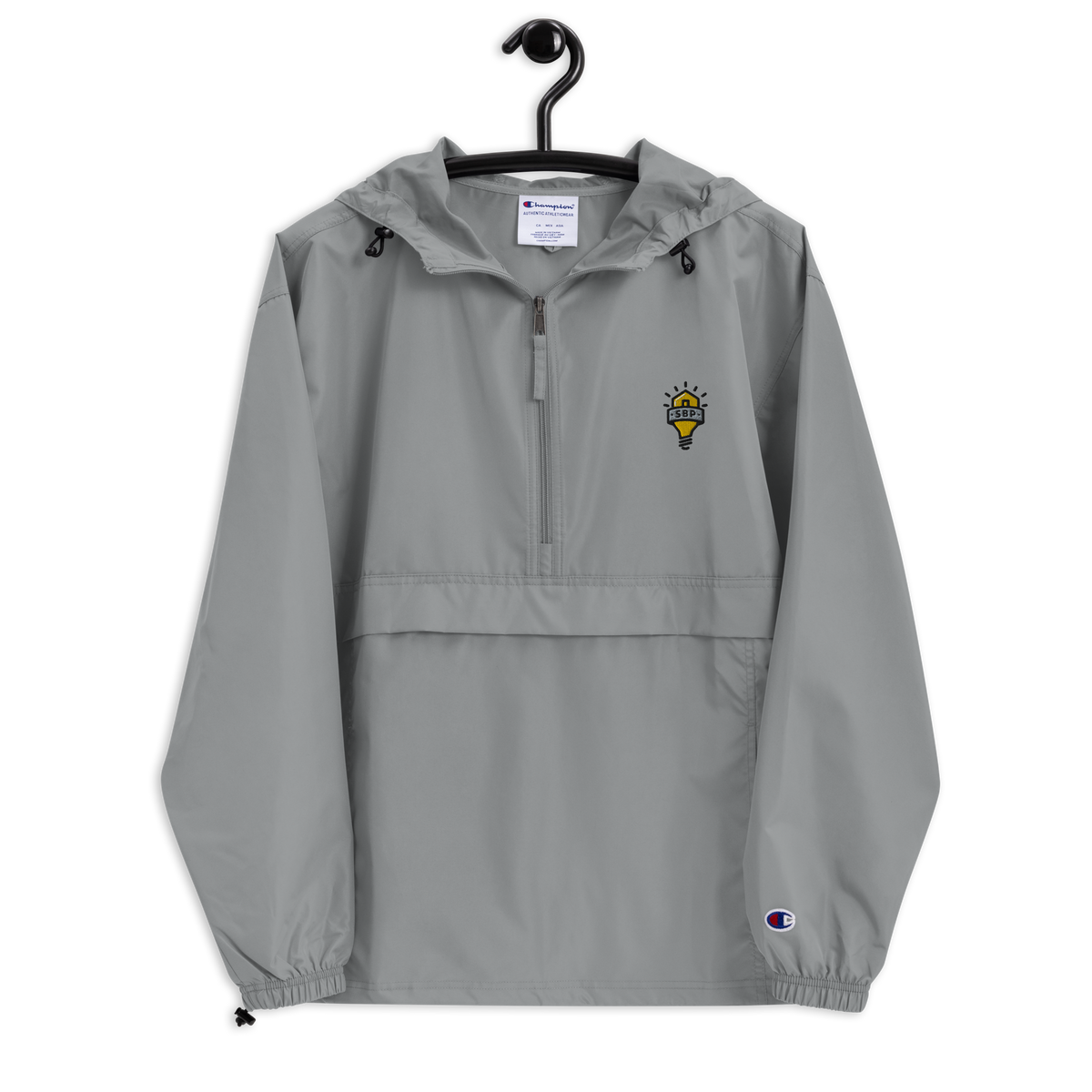 Embroidered Champion Packable Rain Jacket