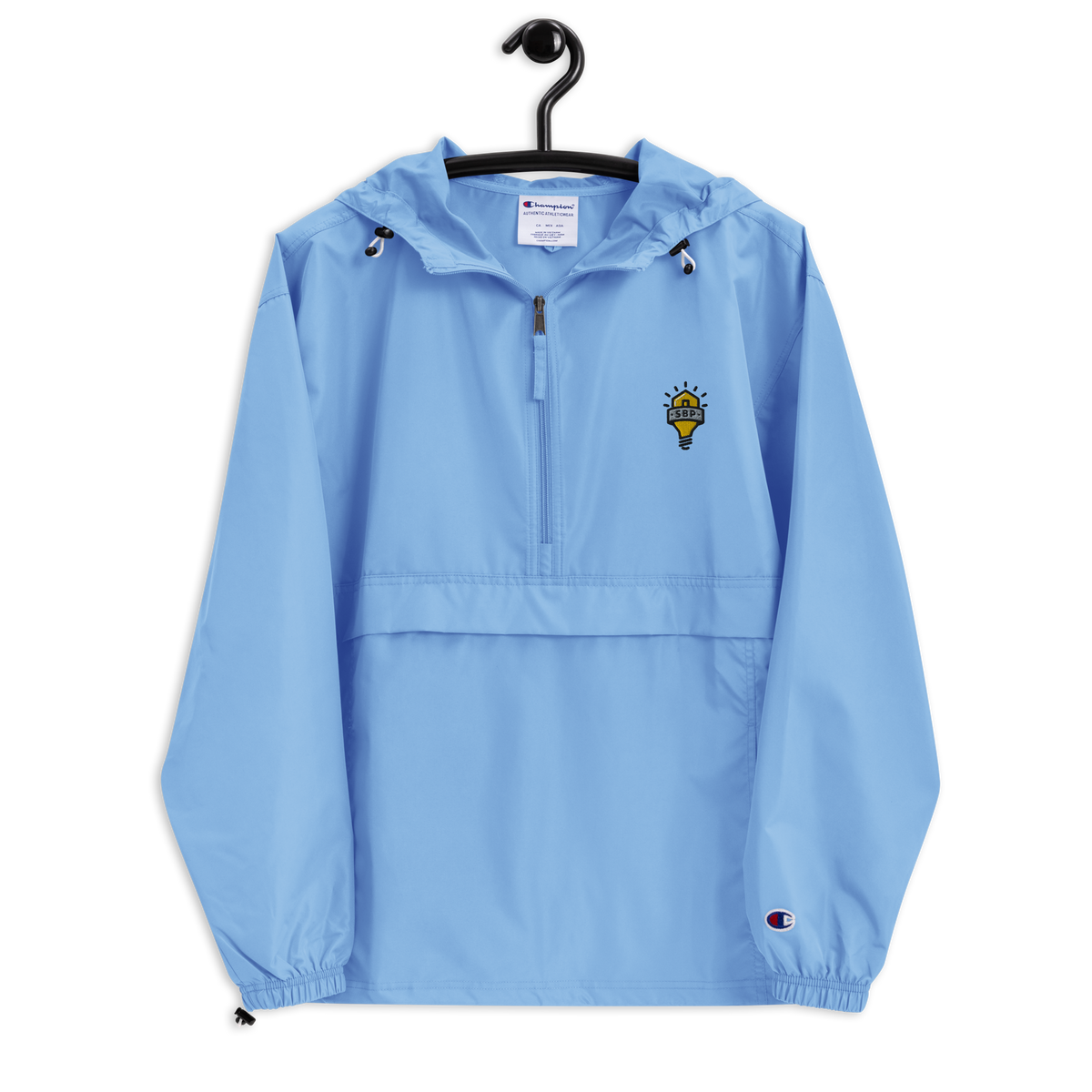 Embroidered Champion Packable Rain Jacket