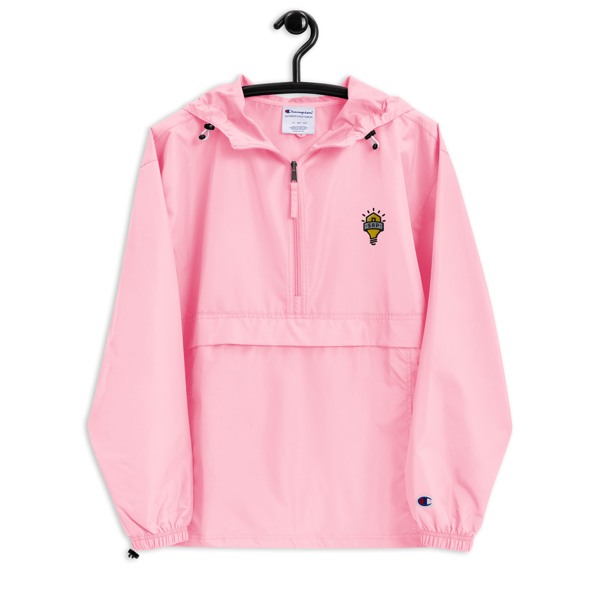 Embroidered Champion Packable Rain Jacket
